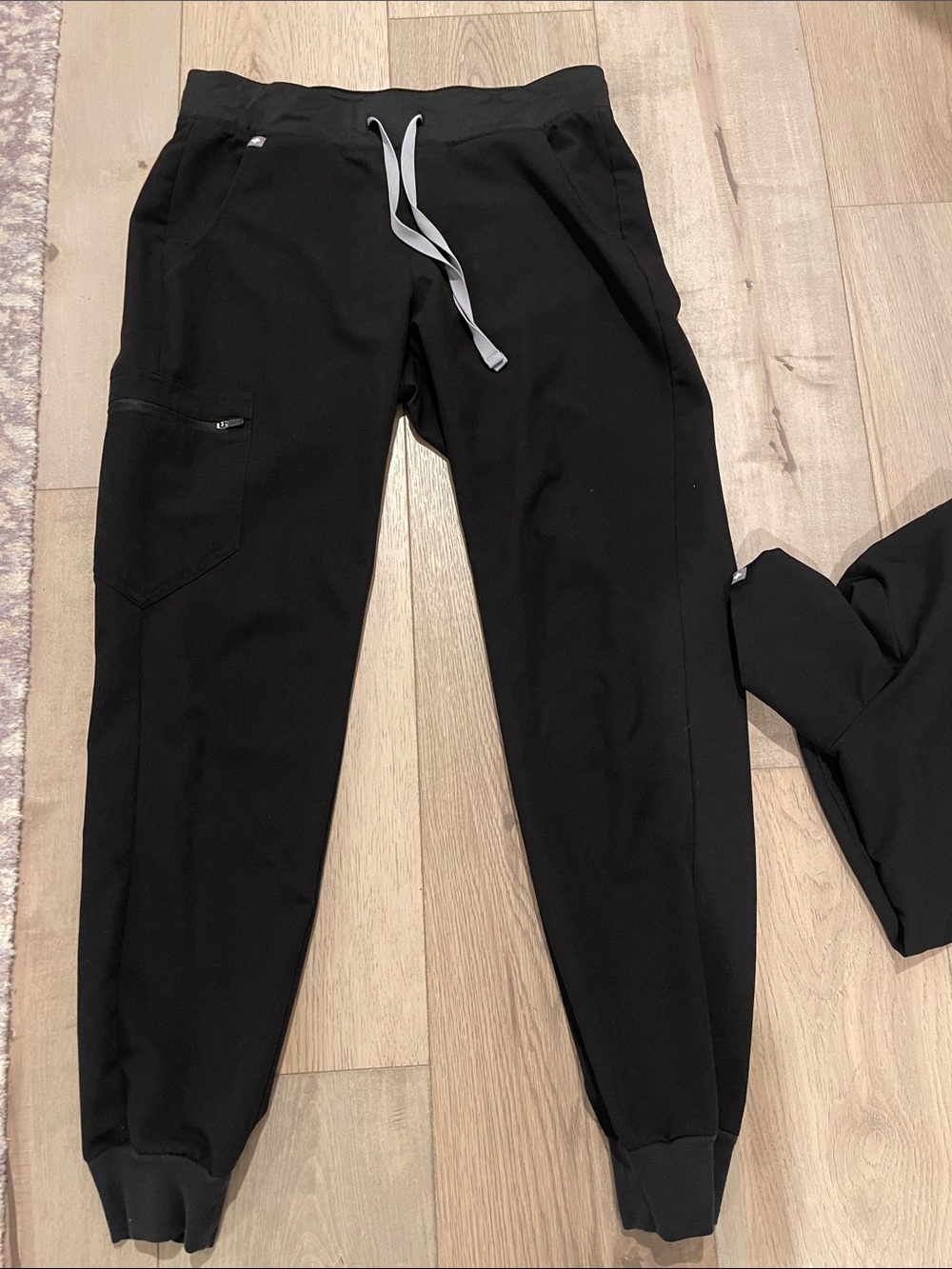 Figs Black Women's Jogger Pants with Drawstring